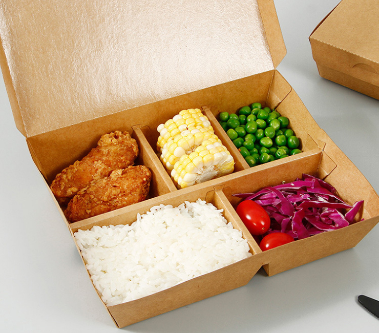 japanese bento box disposable 4 compartment