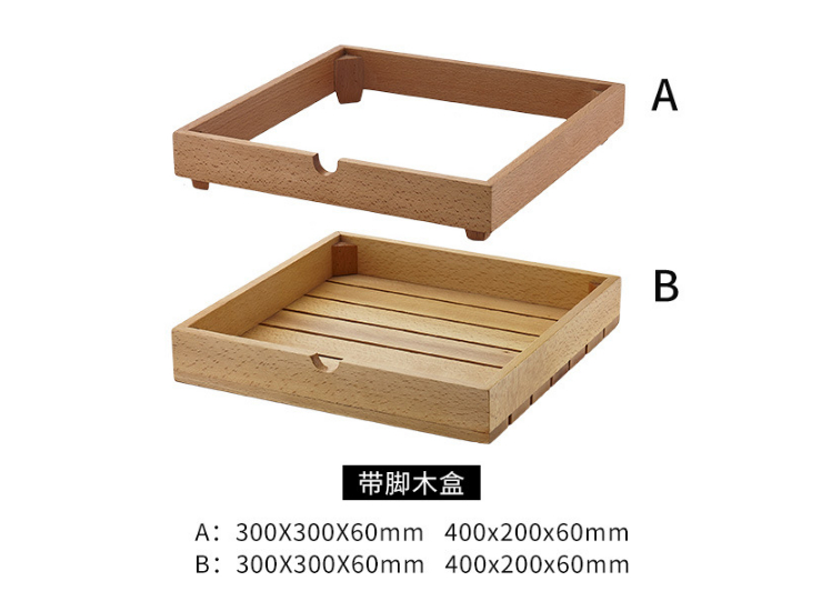 自助餐木質茶歇糕點架生日宴會實木方管架組合套裝甜品擺台