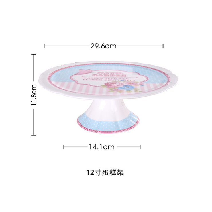 陶瓷餐具套裝 蝴蝶花卉主題西點歐式餐廳婚慶擺台酒店陶瓷糕點盤碗杯碟套裝批發