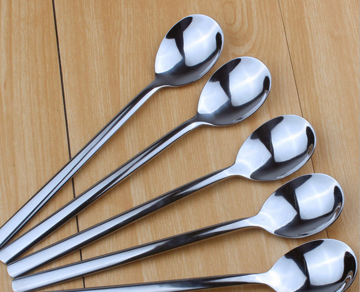 Buy Wholesale China Stainless Steel Straws Long Handle Spoon