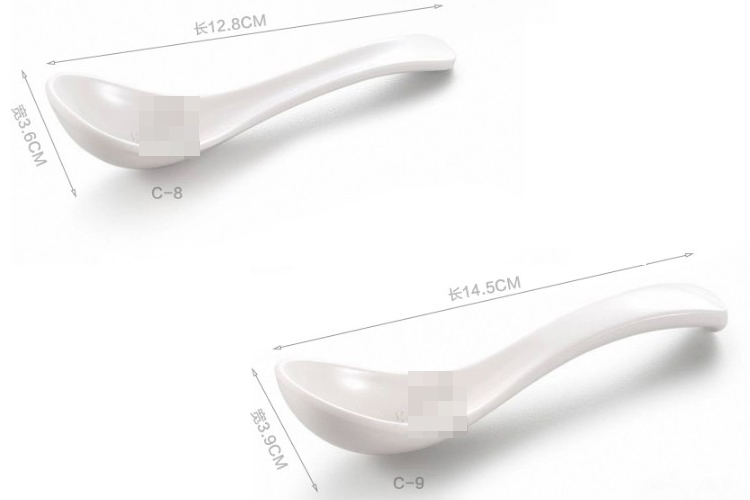 白色塑料勺子(匙) 湯匙 湯羹