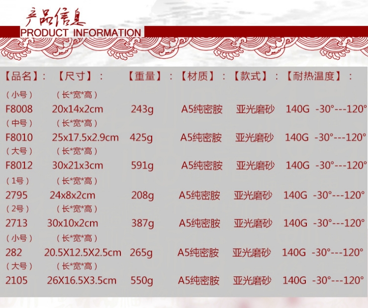 A5密胺仿瓷黑色長方形盤子