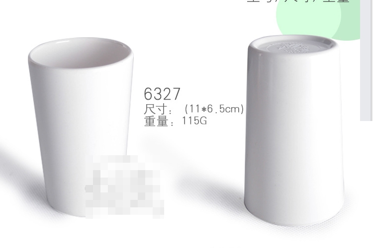 密胺仿瓷杯子 水杯 耐摔茶杯 咖啡杯
