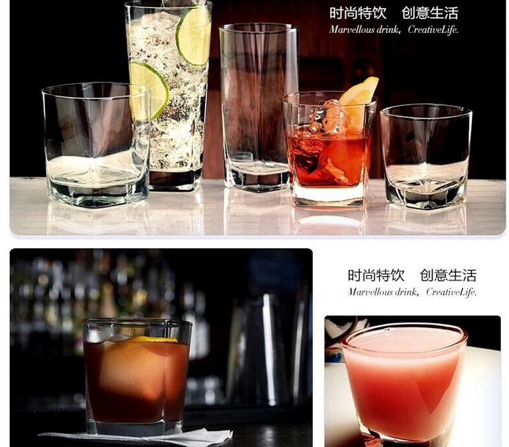 美國Libbey利比 四方威士忌杯 水杯