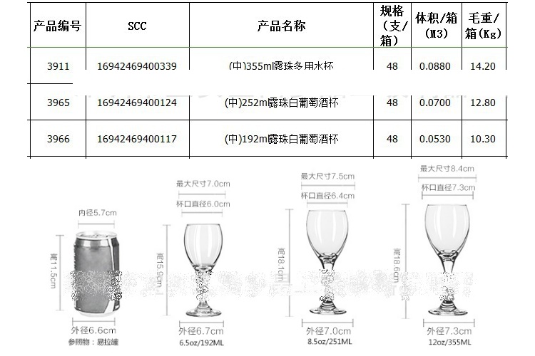 (整箱) 利比 Libbey 高腳紅酒杯 葡萄酒杯 甜酒杯