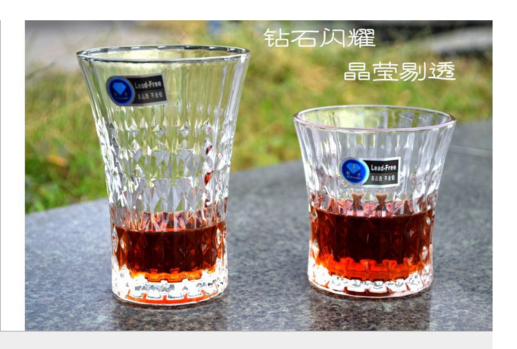 創意水晶 鑽石系列玻璃杯 耐熱 275ml