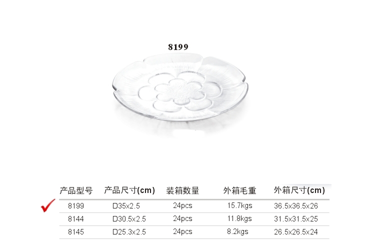 PC高檔仿水晶果盤 蛋糕盤 甜點盤