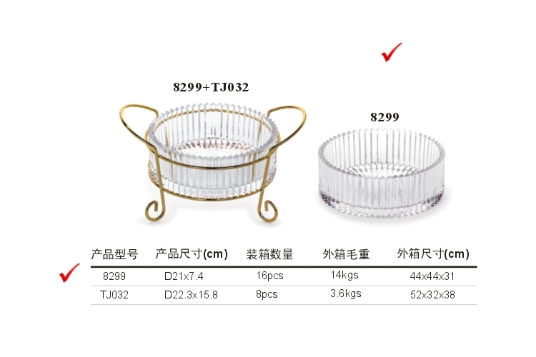 PC高檔仿水晶果盤 可配底座