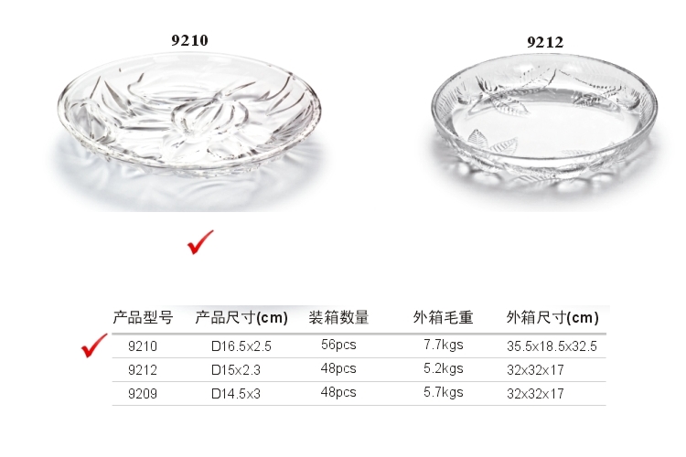 PC高檔仿水晶果盤