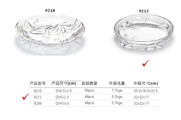 PC高檔仿水晶果盤