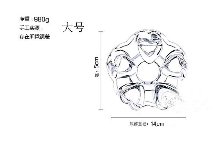 蠟燭台 茶座 心形玻璃保溫底座 花茶壺 水壺加熱底座