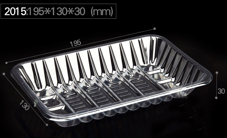 生鮮托盤PET全透明一次性方形塑料保鮮盒生鮮水果蔬菜包裝打包盒 多款多尺寸 (包運送上門)