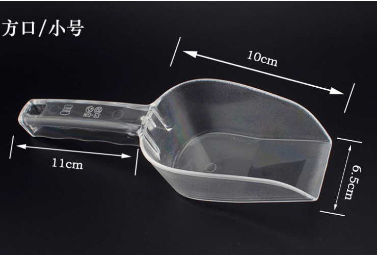 冰鏟塑料加厚大號麵粉鏟PC塑料冰鏟子食品鏟亞克力冰鏟
