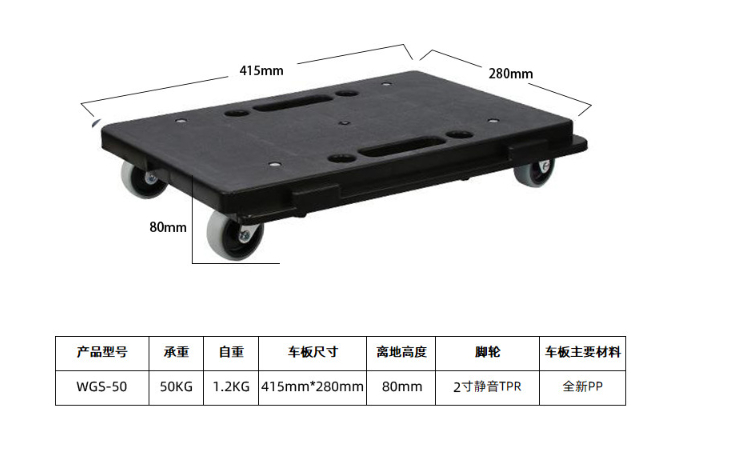 (即取物流塑料迷你板車現貨) 物流塑料迷你板車 托盤車 (可拼接)