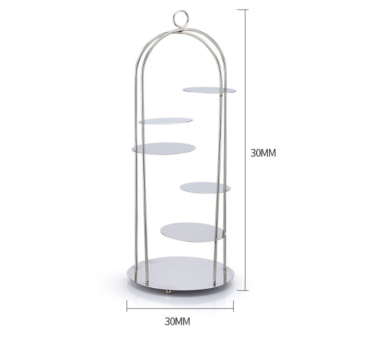 新款鳥籠創意茶歇糕點架 自助餐宴會甜品台展示架 馬卡龍果盤點心架