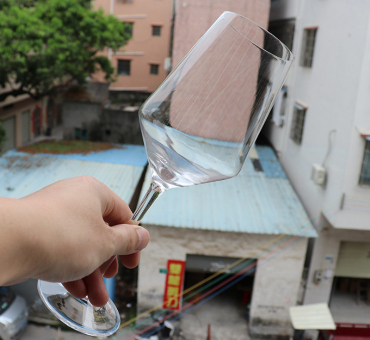 紅酒杯兩隻禮盒套裝 水晶玻璃高腳紅酒杯套裝 現貨批發 (一套兩隻裝)