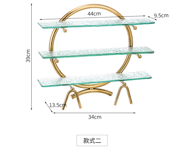 不銹鋼自助冷餐架 冷餐點心架三層壽司盤架蛋糕展示架酒店圓形手托