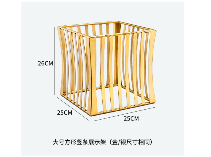 不銹鋼酒店自助餐點心架 金色茶歇壽司水果甜品架 冷餐甜品台展示架