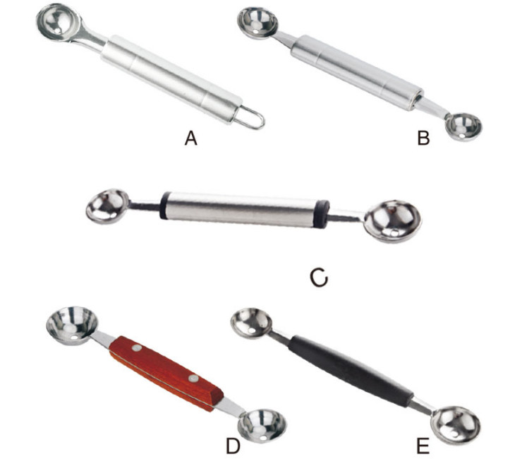 不銹鋼西瓜挖球器 果球勺 冰淇淋挖球勺 多功能水果挖勺