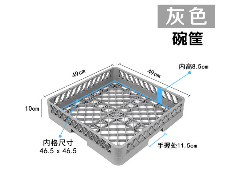 餐具杯筐洗碗機杯筐刀叉筐碗框儲物杯筐餐具架餐具控水收納筐塑料